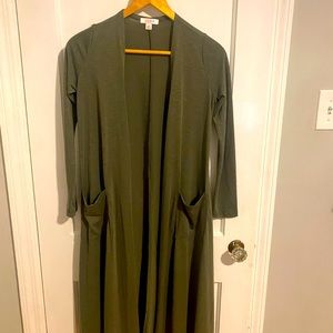 Green Lula Roe Duster